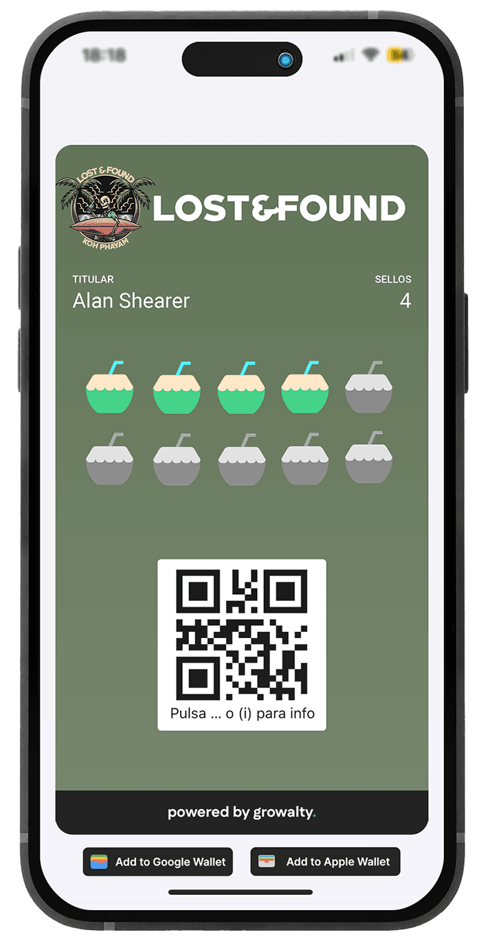 Tarjeta de fidelidad