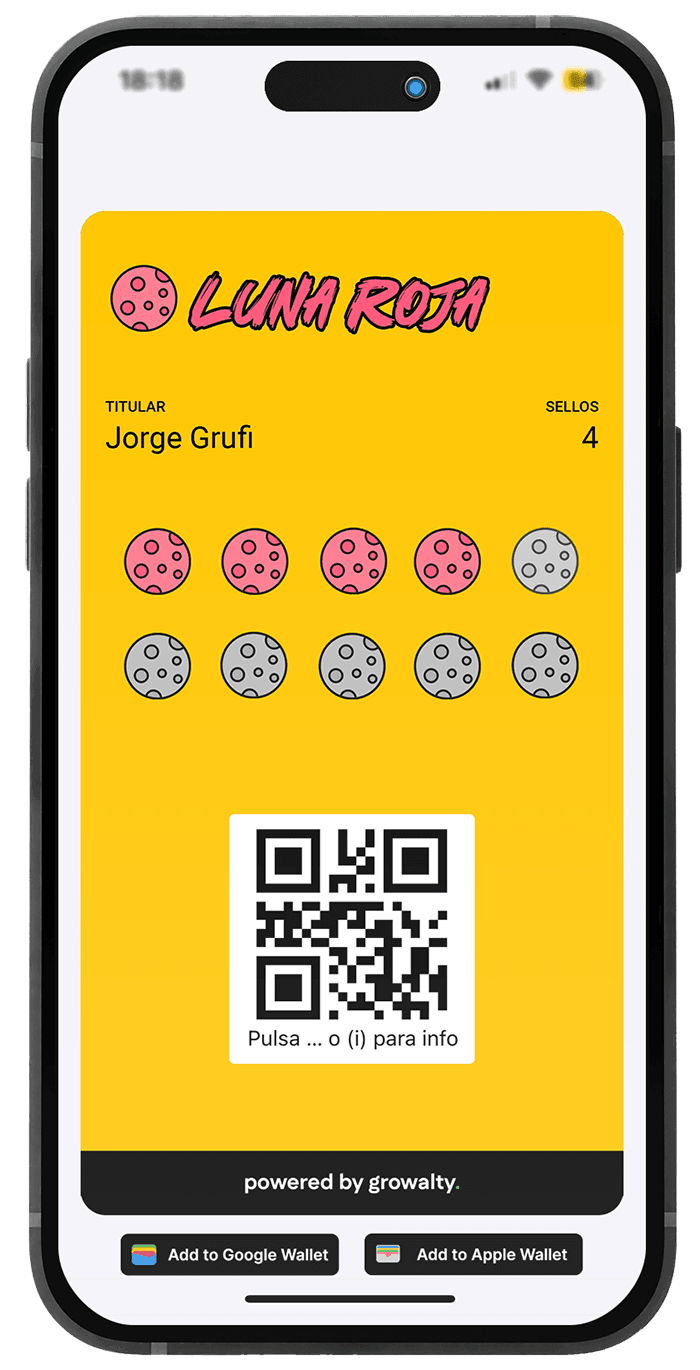 Tarjeta de fidelidad