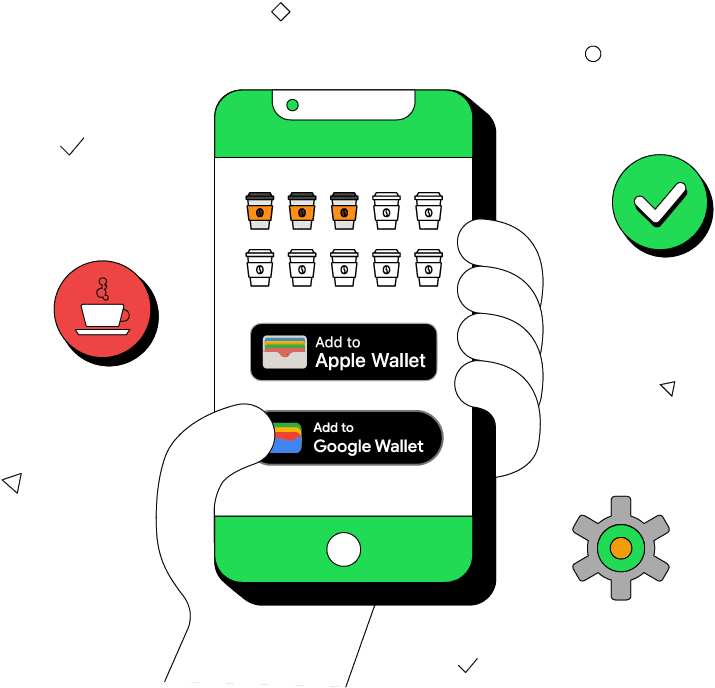 Growalty en Apple Wallet y Google Wallet